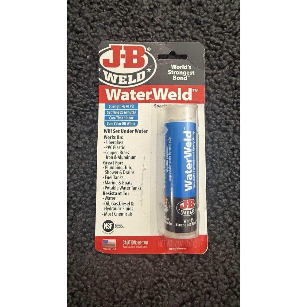 J-B Weld #8277 WaterWeld Epoxy 2 Oz